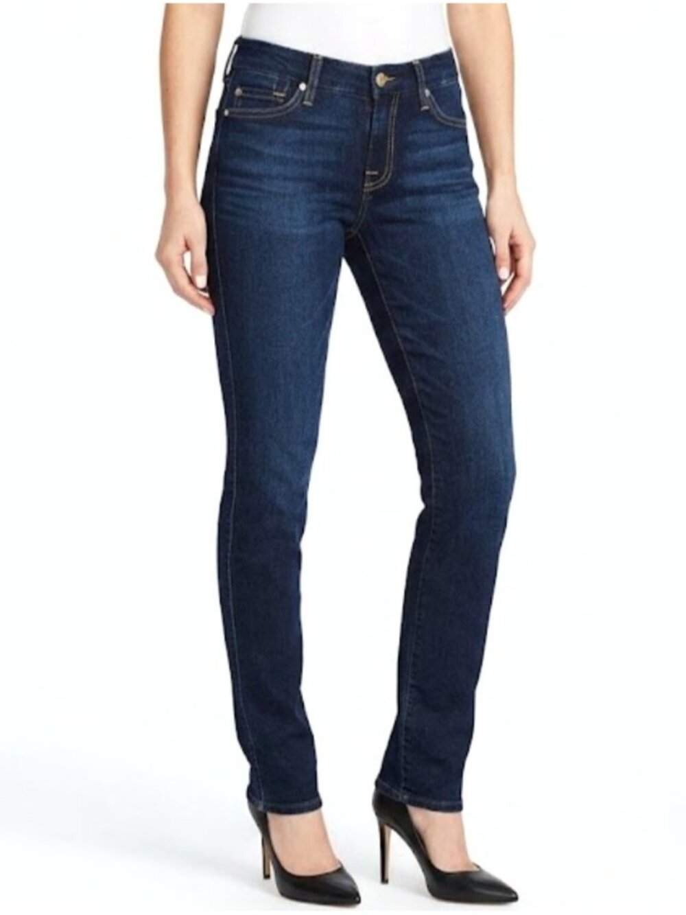 NWT 7 For All Mankind Kimmie Straight Leg in Santiago Canyon Stretch Jeans 30